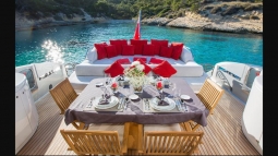 Lunch Table Aft Deck 